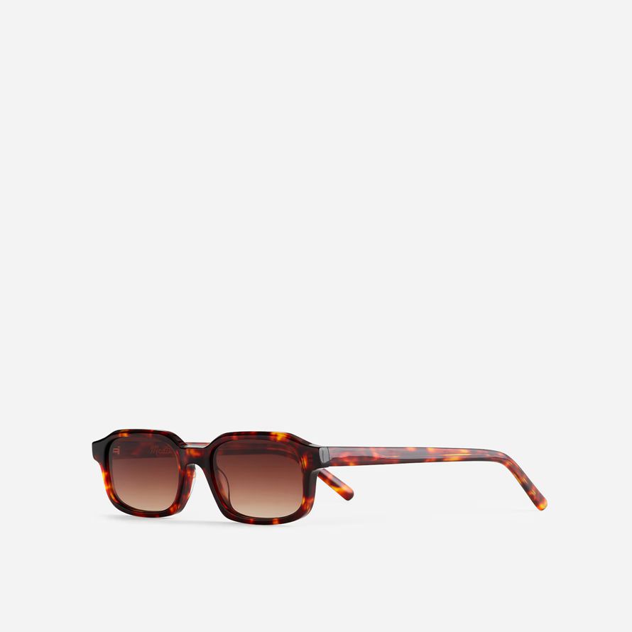 brown madewell rectangular womens sunglasses