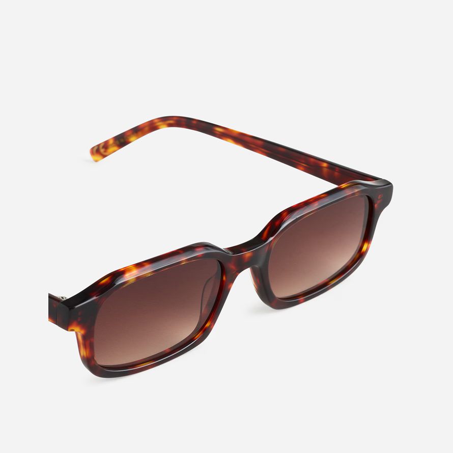 brown madewell rectangular womens sunglasses
